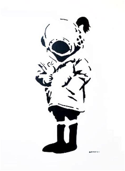 banksy stencils printable banksy stencil etsy kenzie daily blogs - banksy stencil large ...