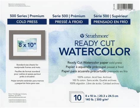 Strathmore Ready Cut Watercolor Paper Review - Doodlewash®