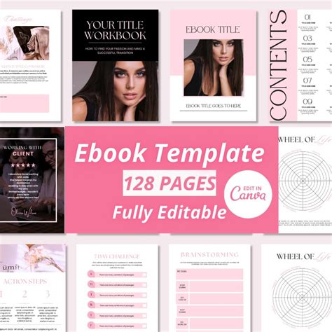 Ebook Template Canva Coaching Guide Book Canva Template Lead Magnet