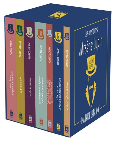 Archipoche Coffret Arsène Lupin Les chefs d oeuvre Leblanc Maurice