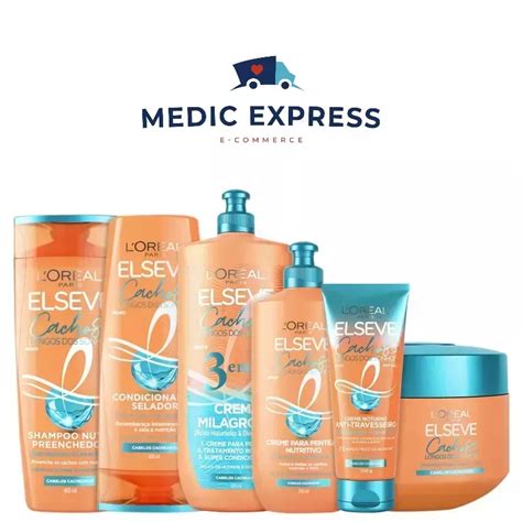 Kit Elseve Cachos Longos Dos Sonhos Shampoo Ml Condicionador