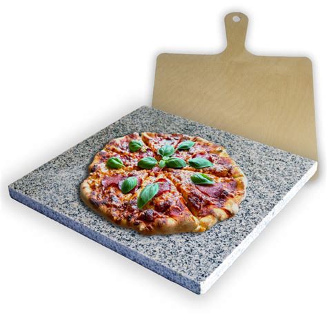 Kamień do pizzy granitowy 38x36 cm łopatka stiv shop pl