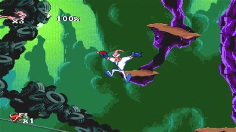 Earthworm Jim Sega Genesis Start Up Youtube