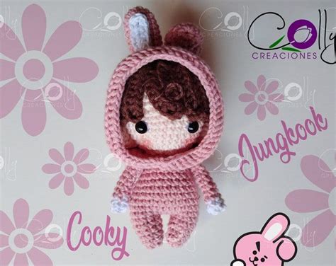 Crochet PATTERN Cooky Jungkook BTS bt21 pdf tutorial English Español