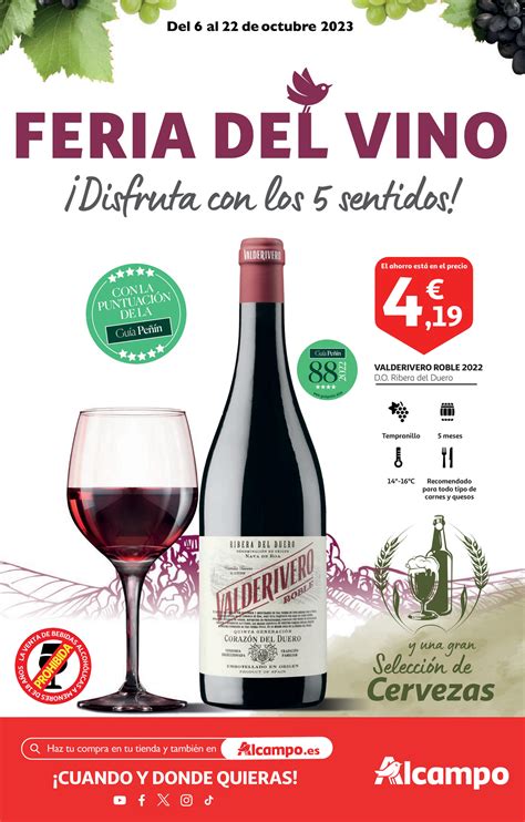 Alcampo Folleto Hg Vinos Y Cervezas Alicante Al De Octubre De