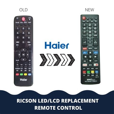 HTR D18A LE22T1000F LE24T1000F HAIER LCD LED TV REMOTE CONTROL