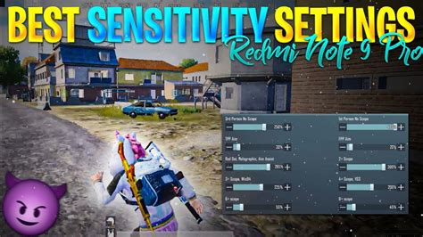 Redmi Note Pro Max Bgmi Gyro Sensitivity Settings Pubg Sensitivity