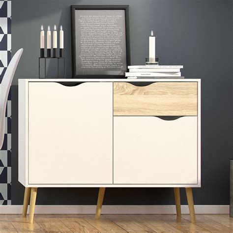 Oslo Small Drawer Door Sideboard Flat Pack Furniture