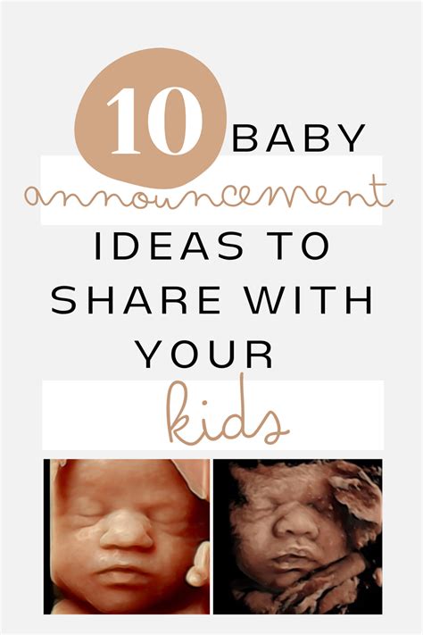 10 Baby Announcement Ideas to Share with Your Kids - Hello Baby Blog