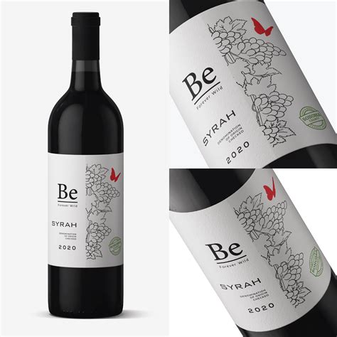 Wine Bottle Label Design on Behance