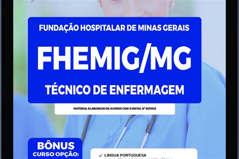 Baixar Apostila Fhemig Em Pdf Técnico De Enfermagem 2023