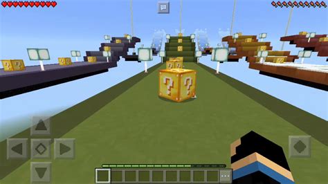 Corrida Lucky Block Minecraft Pe Youtube