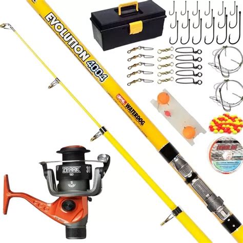 Kit Pesca Caja Completa Variada Telescopica Mt Reel