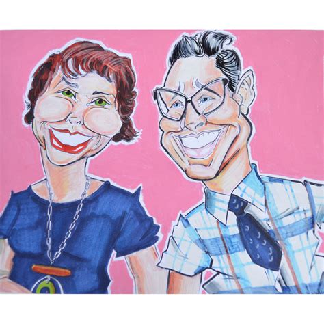 Drawing Custom Couple Caricature Drawing By Darryl Richards Gateway