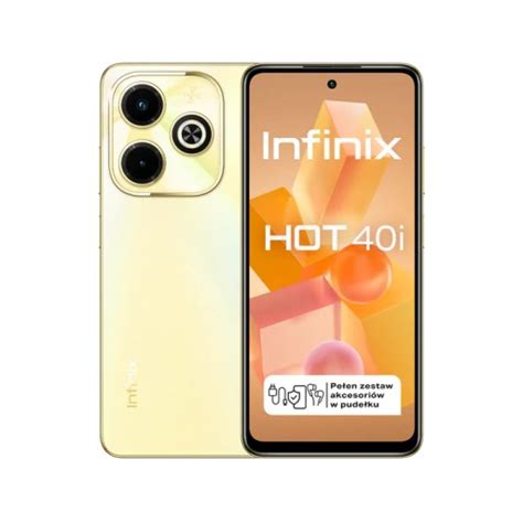 Smartfon Infinix Hot 40i 8256gb X6528b Horizon Gold Vat23 Pl Sklep