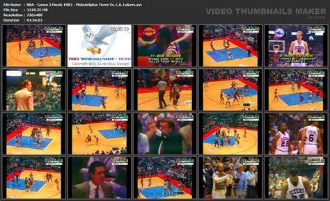 Nba Classic Games Nba Finals 1983 Sixers Lakers