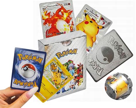 Oryginalna Karta Pokemon Karty Srebrne Vmax Gx Szt Poke Fan Gratis