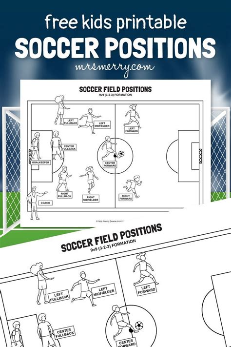 free soccer positions printable Soccer Games For Kids, Soccer Time ...