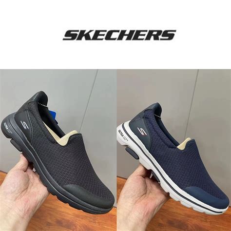 Jual SKECHERS Kasual Sepatu Casual Sepatu Pria Hitam Slip On Cowok