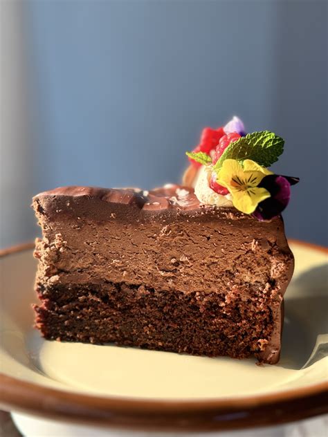 Chocolate Cake with Chocolate Mousse - Desert Island Dishes