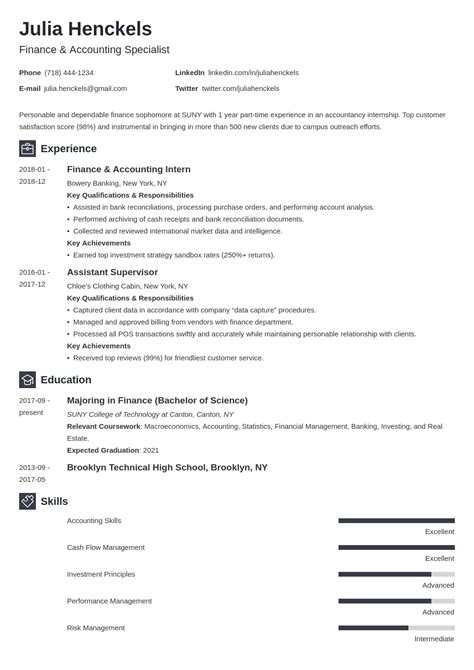 College Student Resume Examples Template And Tips