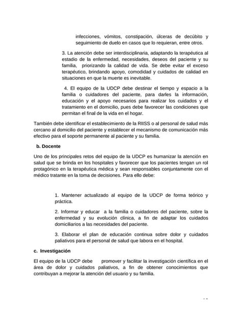 Lineamientos Tecnicos Atencion Dolor Cronico Y Cuidados Paliativos