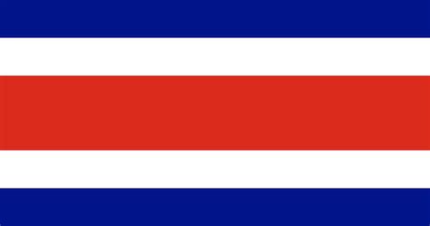 Bandeira Da Costa Rica Em Vetor Vetor Premium