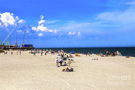 A Day at the Beach Seaside Heights N.J. Photograph by Regina Geoghan | Pixels