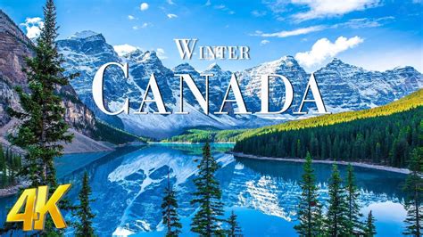 Winter Canada K Scenic Relaxation Film With Epic Cinematic Music