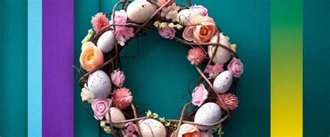 Deck the Halls with Waitrose Easter Egg Wreath