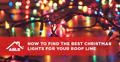 Best Christmas Lights for Your Roof Line - Able Roofing