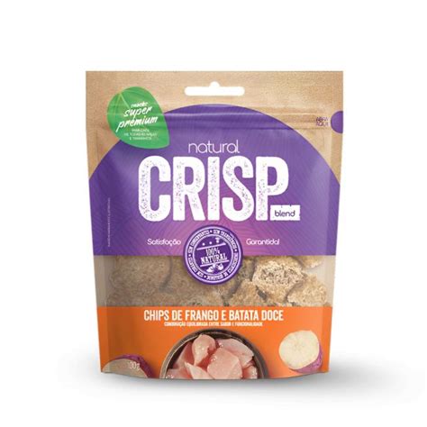 Natural Crisp Chips Batata Doce Frango Petisco Desidratado P C Es