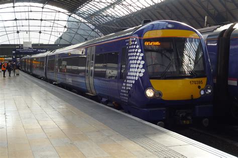 British Rail Class 170 Dmu 170 395 Glasgow Queen Street  Flickr