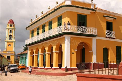 Colorful Traditional Houses in the Colonial Town of Trinidad, Cuba ...