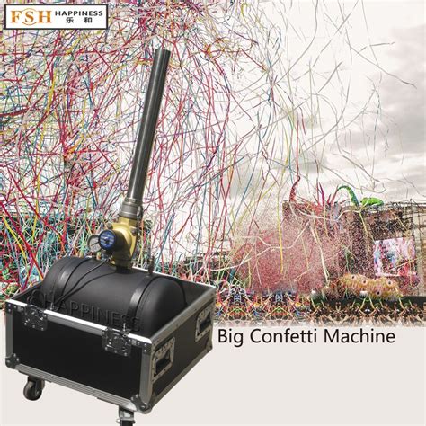 Big Confetti Machine Flight Case Packing Confetti Streamer Launcher