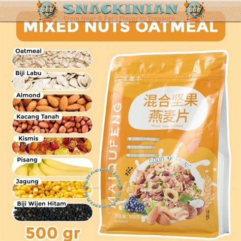 Jual Halal Oatmeal Granola 500gr Sereal Diet 500gr And 400gr Snack