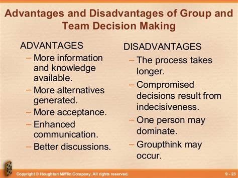 Managing Decision Making And Problem Solving