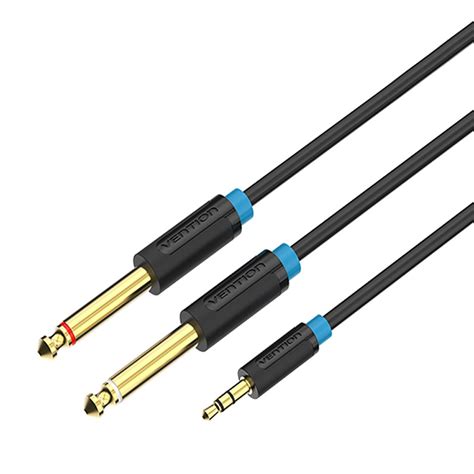 Phenovo 2meter 3 5mm Jack Male To Dual 6 5mm Jack Male Stereo Audio