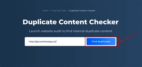 Website Duplicate Content Checker ☑