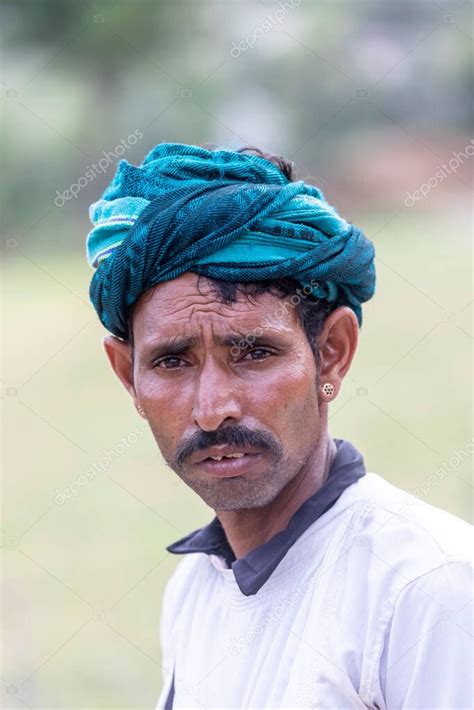 Jawai Rajast N India Septiembre De Retrato De Un Pastor