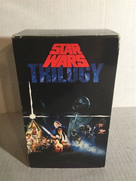 Vintage Star Wars Vhs Trilogy Tapes Cbs Fox Hi Fi Stereo Etsy