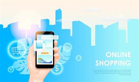 Premium Vector Shopping Online On Mobile Phone Application Concept