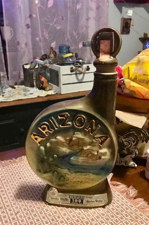 Vintage Jim Beam Collectible Decanter Arizona The Grand Canyon State