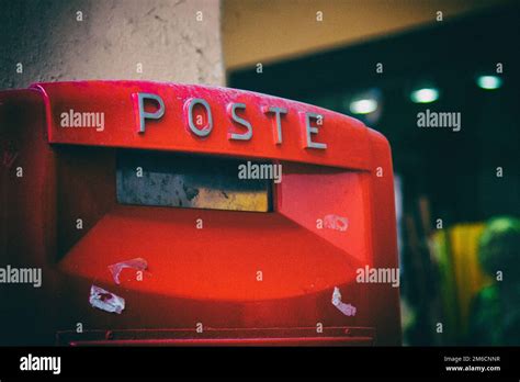 The red mailbox Stock Photo - Alamy