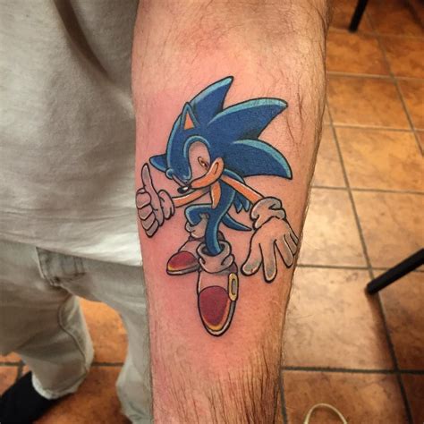 Sonic The Hedgehog Tattoo