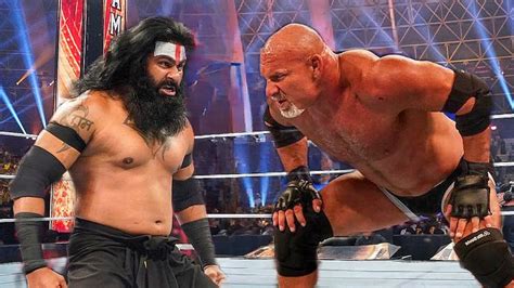 Goldberg Vs Veer Mahaan Wwe K Full Match Youtube