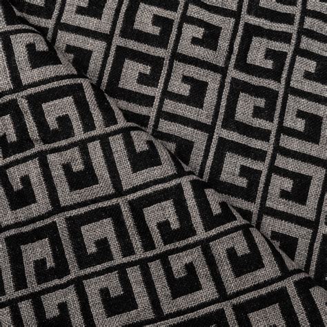 Givenchy White Grey Stripe Wool Givenchy Logo Scarf My Luxury Bargain