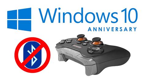 Problems With Bluetooth Gaming Controllers On Windows 10 Anniversary And Steam Youtube