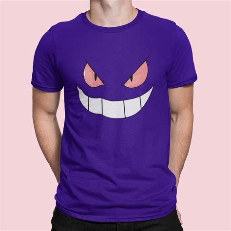 Gengar Face Custom T Shirt Unisex Mens Women S Clothing Etsy