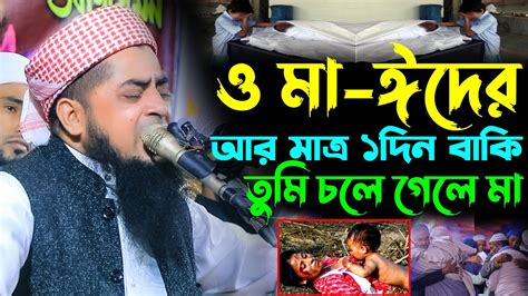 ও মা ঈদের আর মাত্র ১ দিন বাকি তুমি চলে গেলে মা Mufti Eliasur Rahman